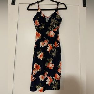 Floral bodycon dress